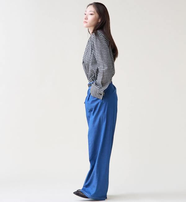 TIARA「ギンガムチェックブラウスジャケット」|テーラードジャケット|