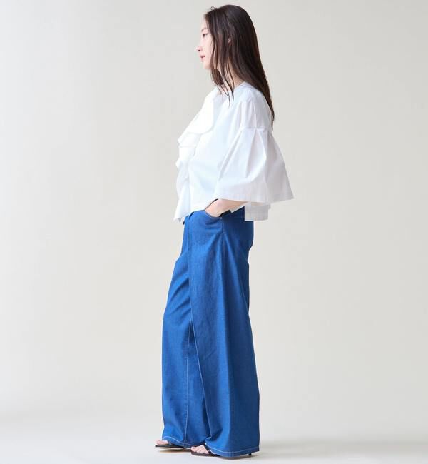 TIARA「フリルスキッパーブラウス」|シャツ・ブラウス|