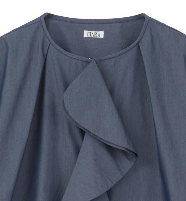 TIARA「フリルスキッパーブラウス」|シャツ・ブラウス|