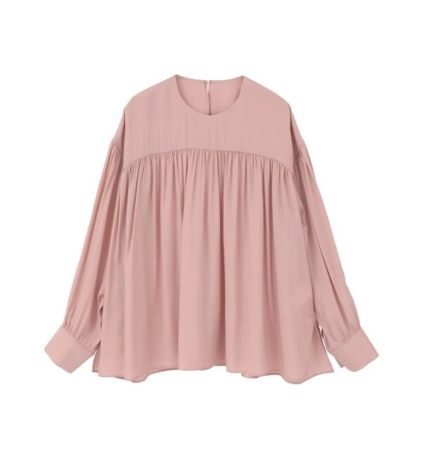 TIARA「ギャザーブラウス」|シャツ・ブラウス|ピンク