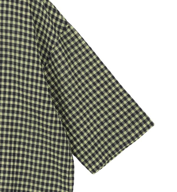 TIARA「ギンガムチェックTブラウス」|シャツ・ブラウス|