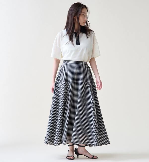 TIARA「メッシュポロトップス」|シャツ・ブラウス|