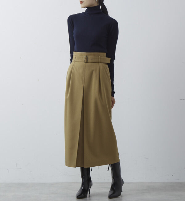 Liesse「タックワイドタイトスカート」|スカート|