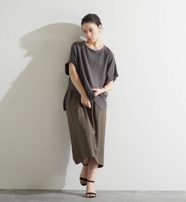 Liesse「ギャザーストレートスカート（セットアップ対応）」|スカート|