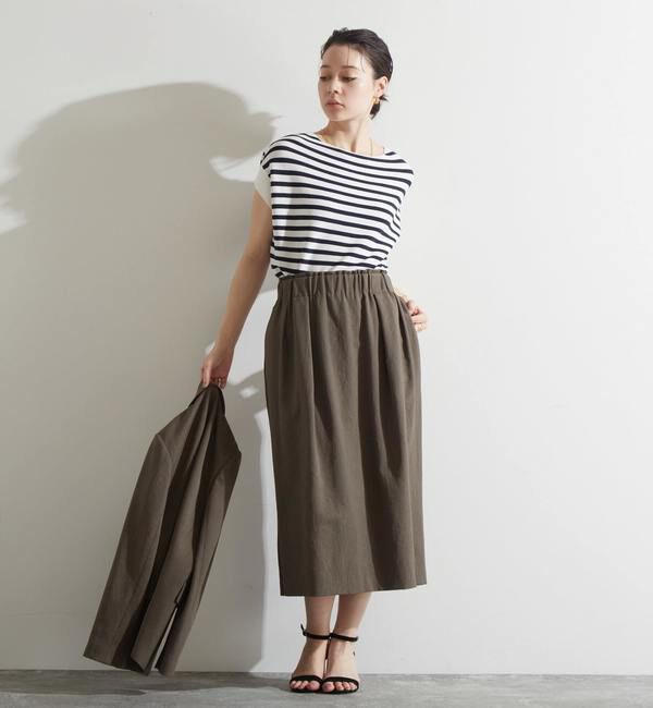 Liesse「ギャザーストレートスカート（セットアップ対応）」|スカート|