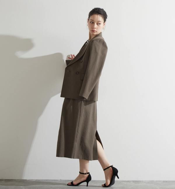 Liesse「ギャザーストレートスカート（セットアップ対応）」|スカート|