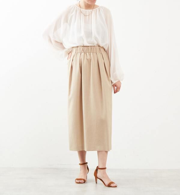 Liesse「ギャザーストレートスカート（セットアップ対応）」|スカート|