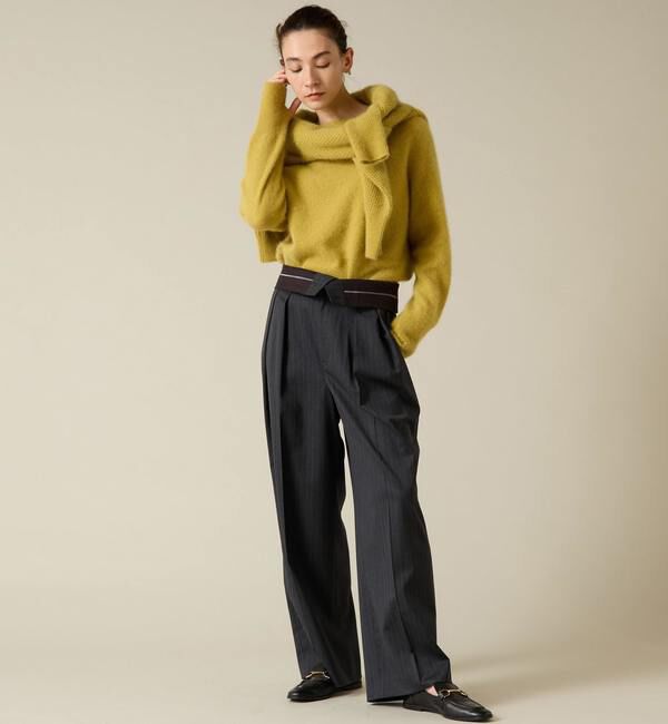 Liesse「フォックスウールボートネックニット」|ニット・セーター|