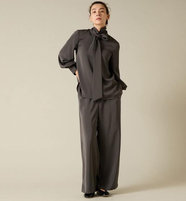 Liesse「ドロストワイドパンツ（セットアップ対応）」|その他|