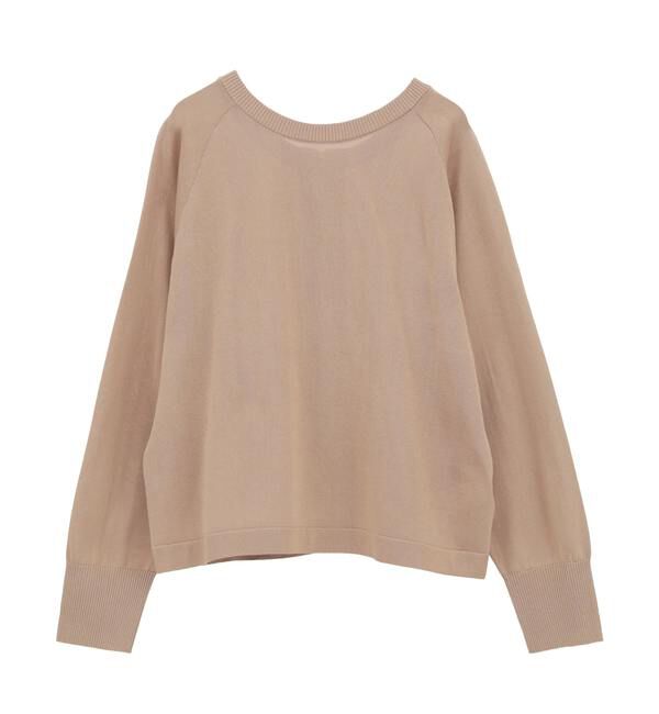 Liesse「2WAYジップラメニットトップス」|ニット・セーター|