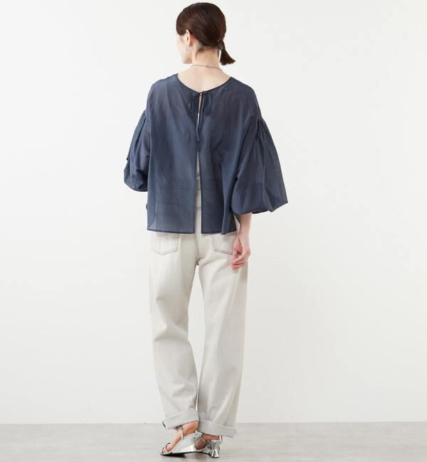 SOFFITTO「《定番》2WAYコットンシルクブラウス」|シャツ・ブラウス|