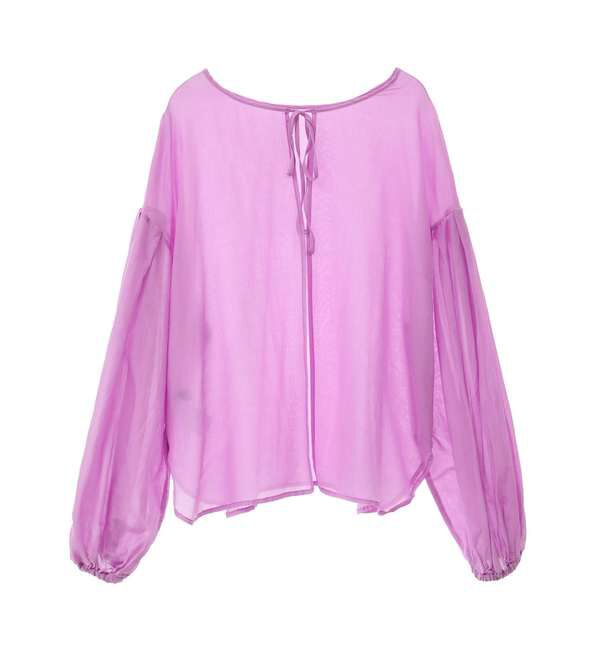 SOFFITTO「《定番》2WAYコットンシルクブラウス」|シャツ・ブラウス|