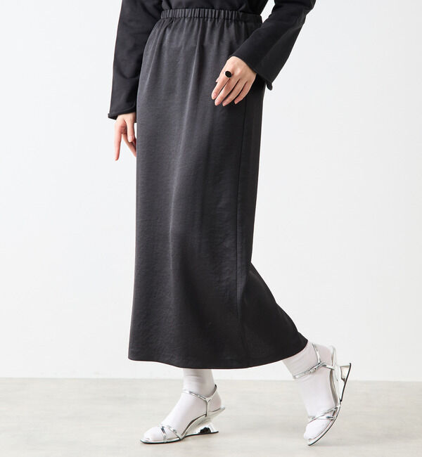 Soffitto「ウエストゴムサテンスカート」|スカート|