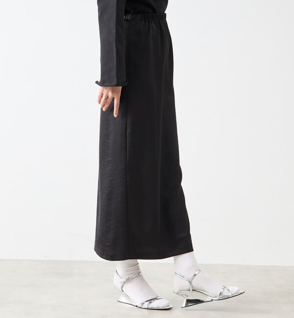 Soffitto「ウエストゴムサテンスカート」|スカート|