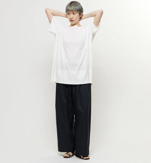 Soffitto「【nota della mano sinistra（ノータ デラ マノ シニストラ）】センター切替スリットBIGトップス」|Tシャツ・カットソー|