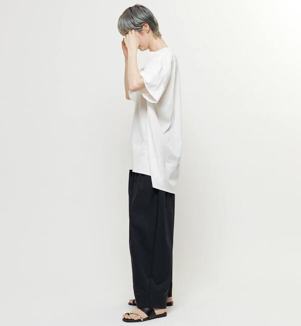 Soffitto「【nota della mano sinistra（ノータ デラ マノ シニストラ）】センター切替スリットBIGトップス」|Tシャツ・カットソー|