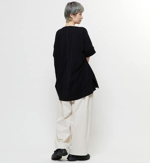 Soffitto「【nota della mano sinistra（ノータ デラ マノ シニストラ）】センター切替スリットBIGトップス」|Tシャツ・カットソー|