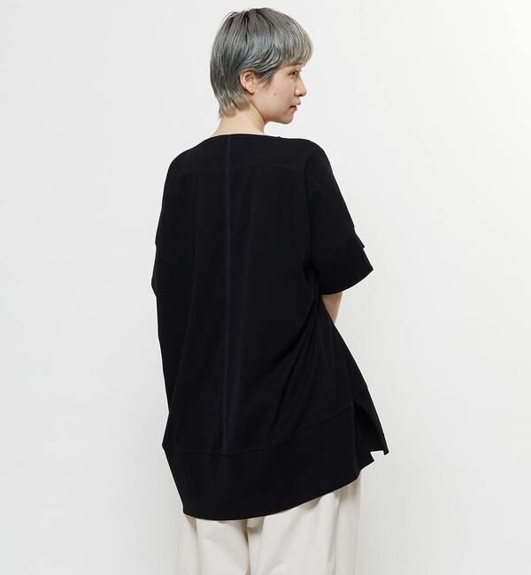 Soffitto「【nota della mano sinistra（ノータ デラ マノ シニストラ）】センター切替スリットBIGトップス」|Tシャツ・カットソー|