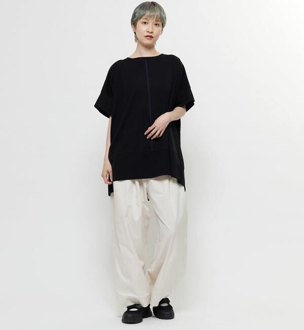 Soffitto「【nota della mano sinistra（ノータ デラ マノ シニストラ）】センター切替スリットBIGトップス」|Tシャツ・カットソー|