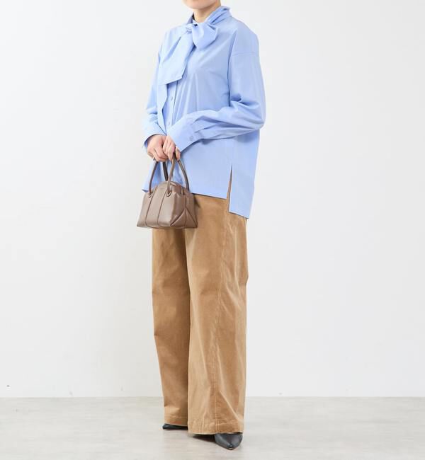 Soffitto「タイ付き（取り外し可能）ブラウス」|シャツ・ブラウス|