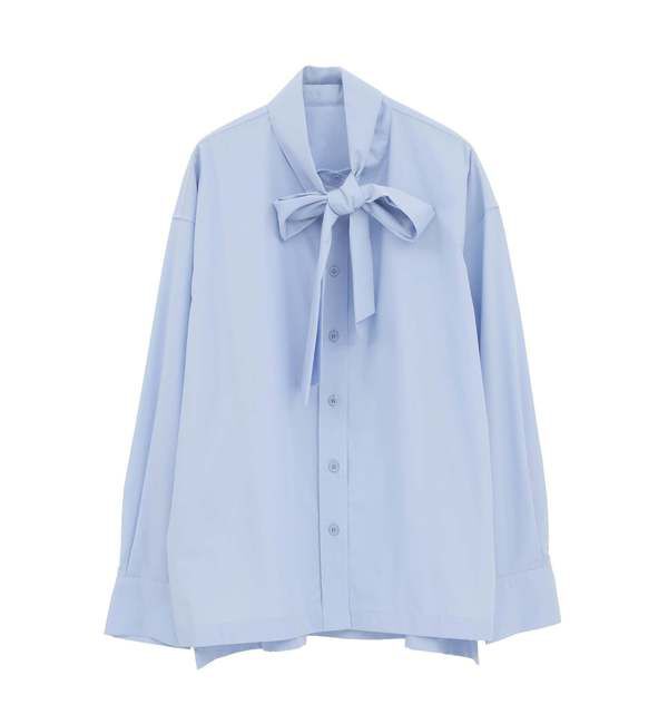 Soffitto「タイ付き（取り外し可能）ブラウス」|シャツ・ブラウス|