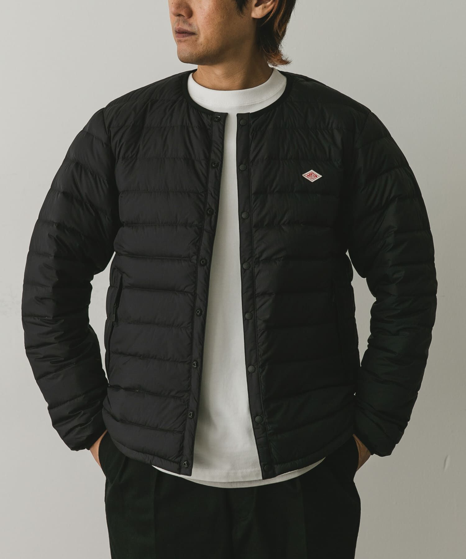 URBAN RESEARCH DOORS「DANTON　INNER DOWN CREWNECK JACKET」|ダウン|