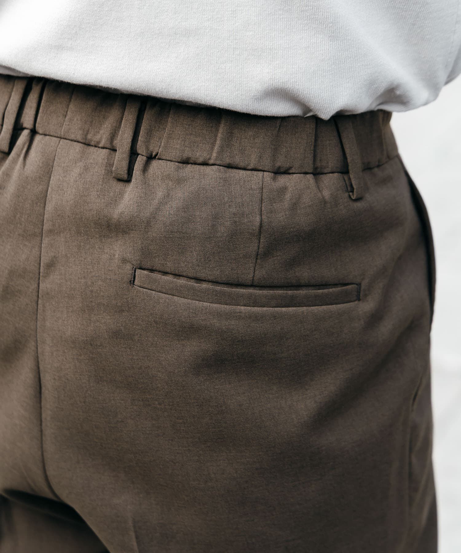 URBAN RESEARCH DOORS「LIFE STYLE TAILOR　リネンライクコンフォータブルパンツ」|スラックス|