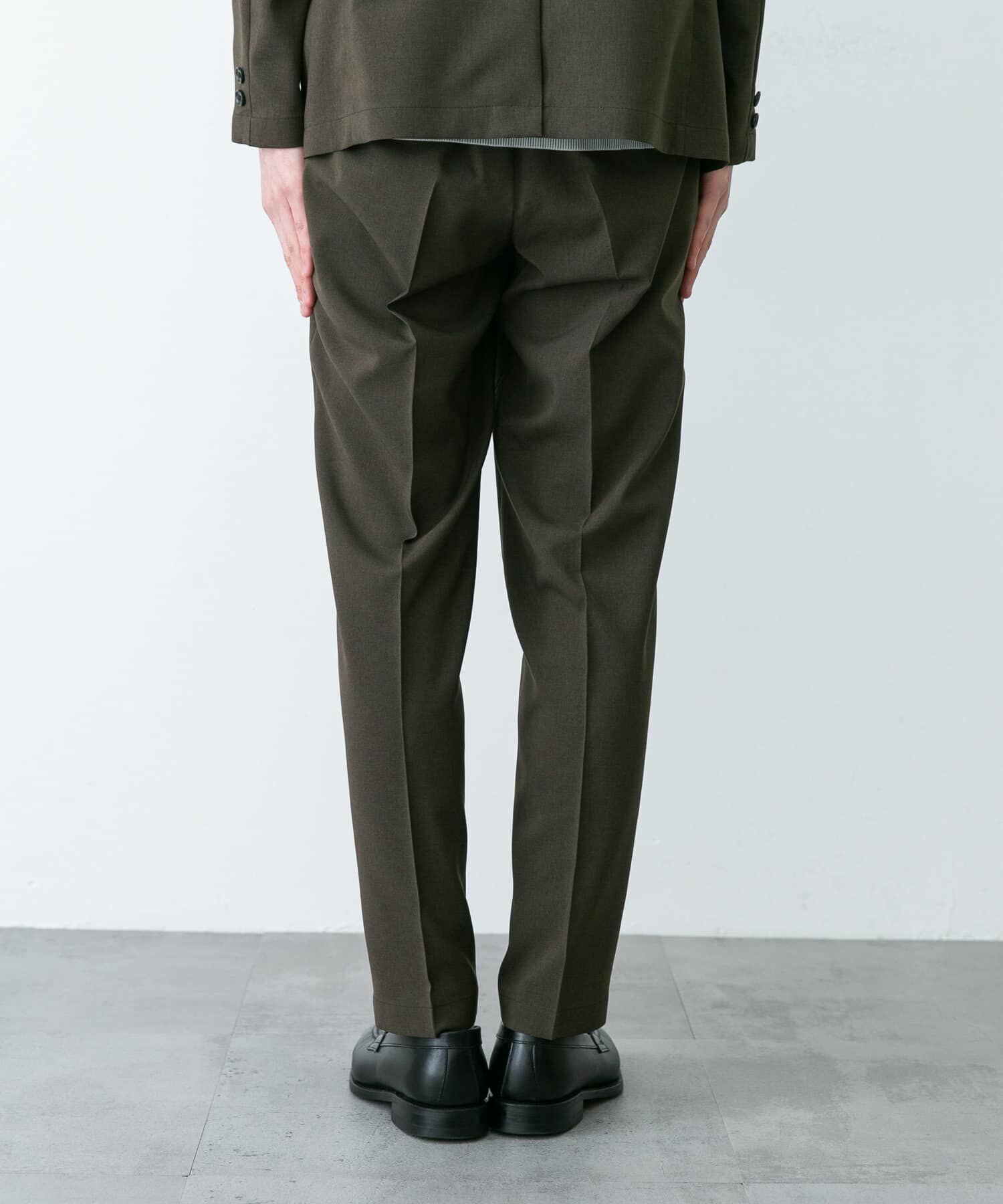 URBAN RESEARCH DOORS「LIFE STYLE TAILOR　リネンライクコンフォータブルパンツ」|スラックス|