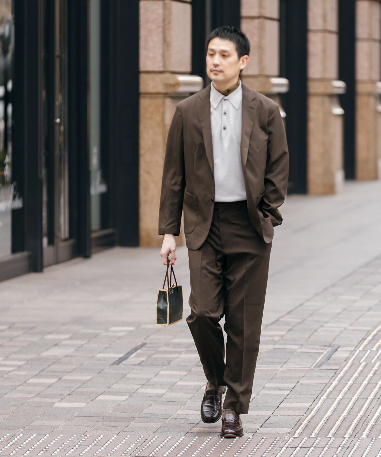 URBAN RESEARCH DOORS「LIFE STYLE TAILOR　リネンライクコンフォータブルパンツ」|スラックス|