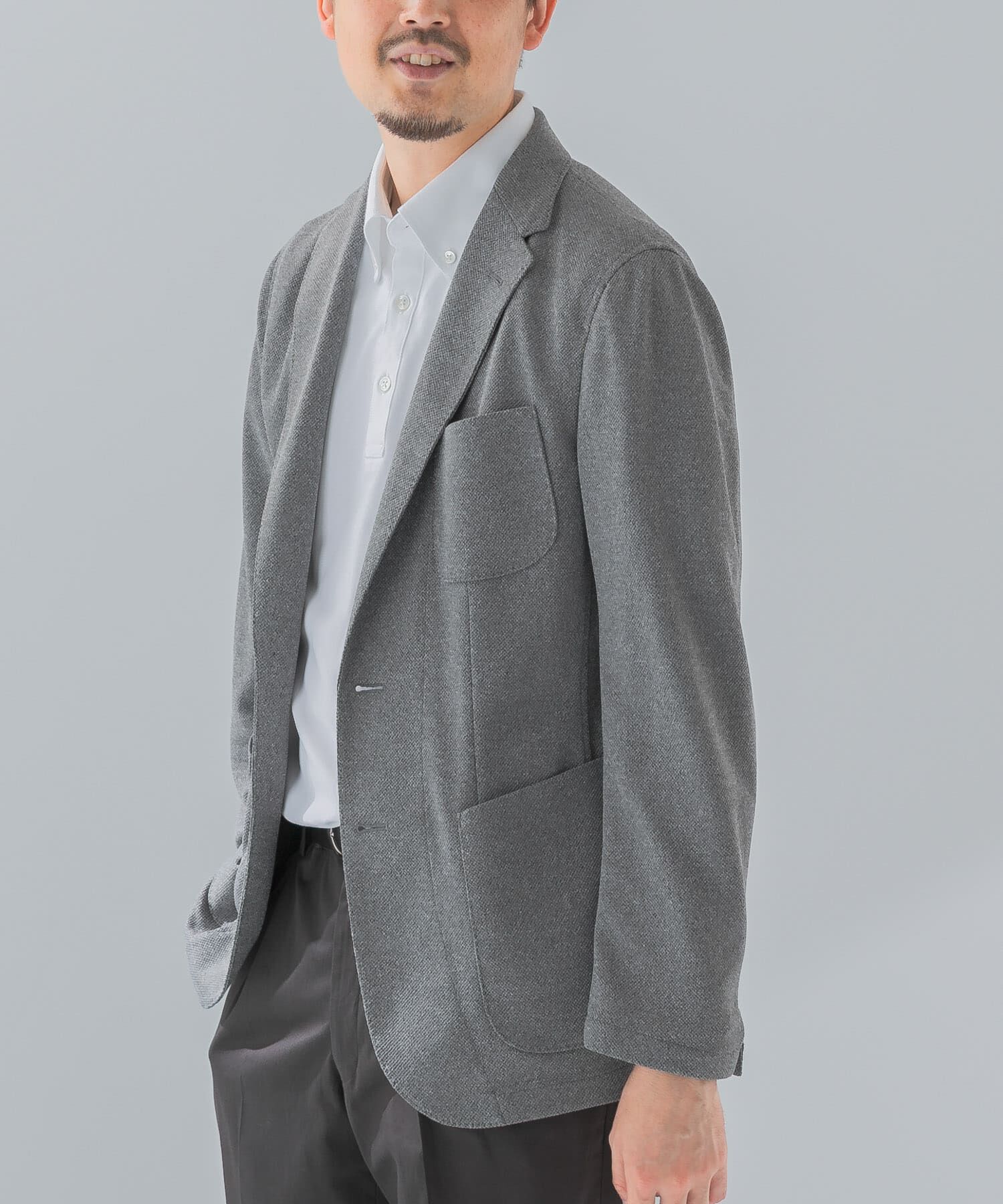 URBAN RESEARCH DOORS「『イージーケア/速乾』LIFE STYLE TAILOR　メランジニットイージージャケット」|その他|
