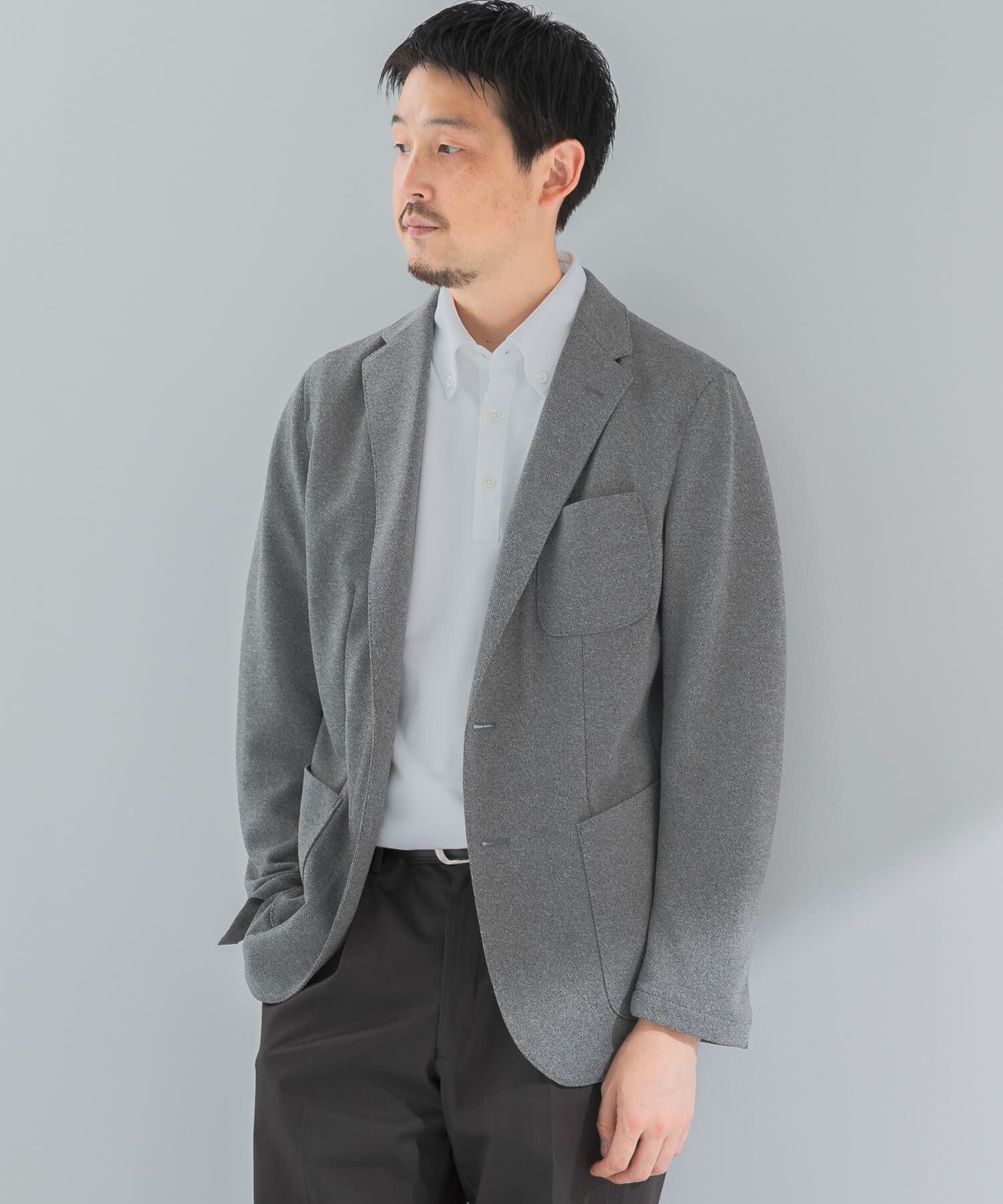 URBAN RESEARCH DOORS「『イージーケア/速乾』LIFE STYLE TAILOR　メランジニットイージージャケット」|その他|