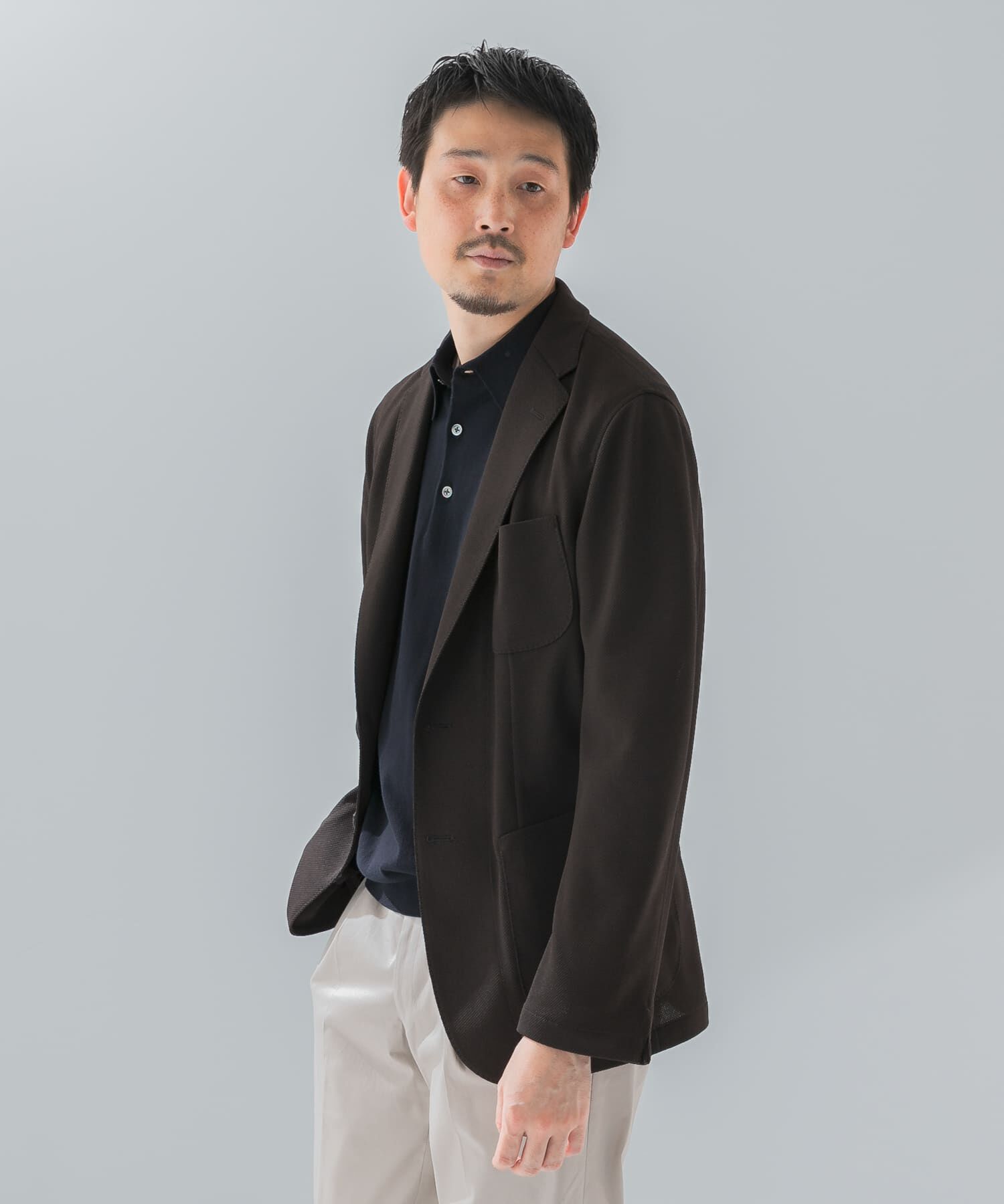 URBAN RESEARCH DOORS「『イージーケア/速乾』LIFE STYLE TAILOR　メランジニットイージージャケット」|その他|
