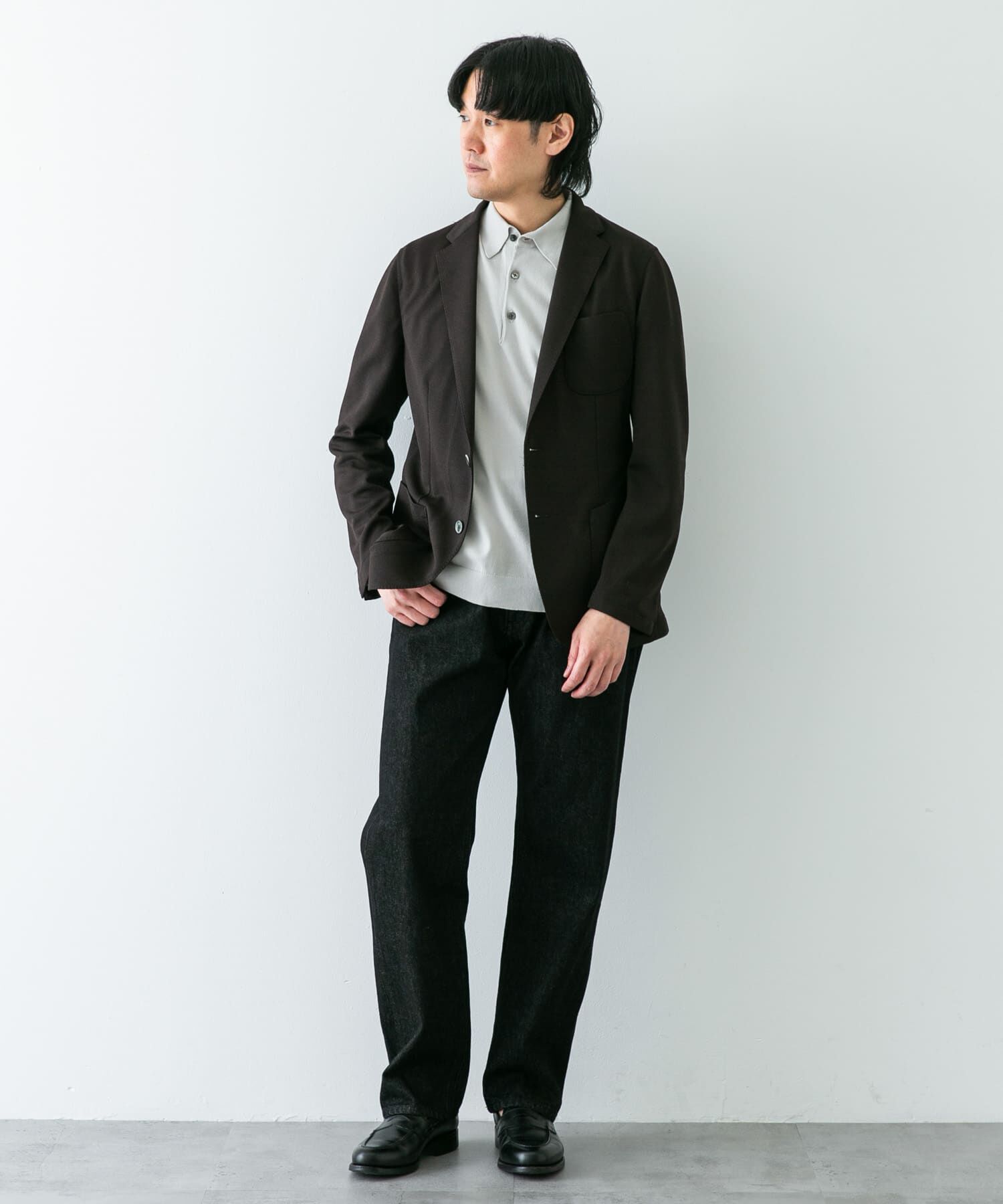 URBAN RESEARCH DOORS「『イージーケア/速乾』LIFE STYLE TAILOR　メランジニットイージージャケット」|その他|