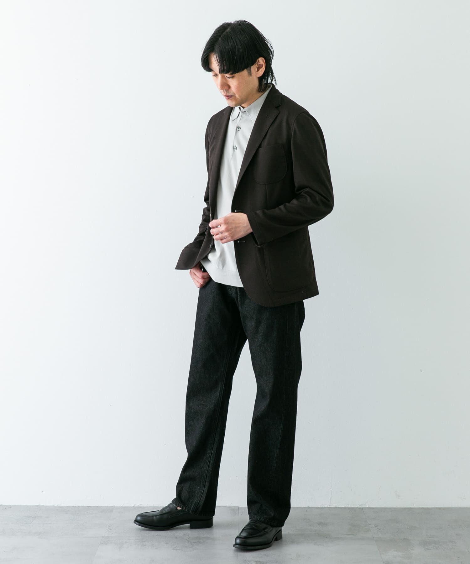 URBAN RESEARCH DOORS「『イージーケア/速乾』LIFE STYLE TAILOR　メランジニットイージージャケット」|その他|