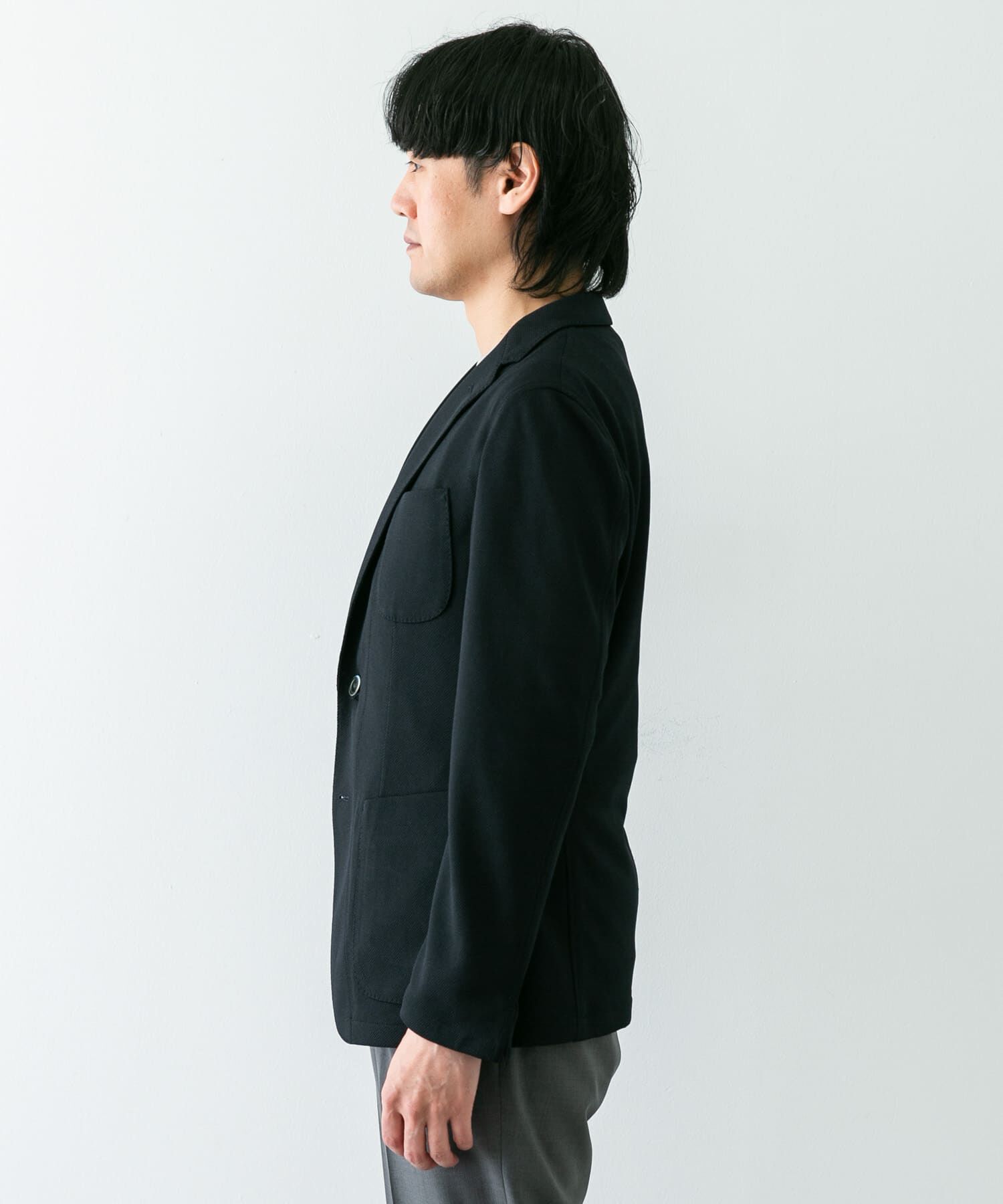 URBAN RESEARCH DOORS「『イージーケア/速乾』LIFE STYLE TAILOR　メランジニットイージージャケット」|その他|