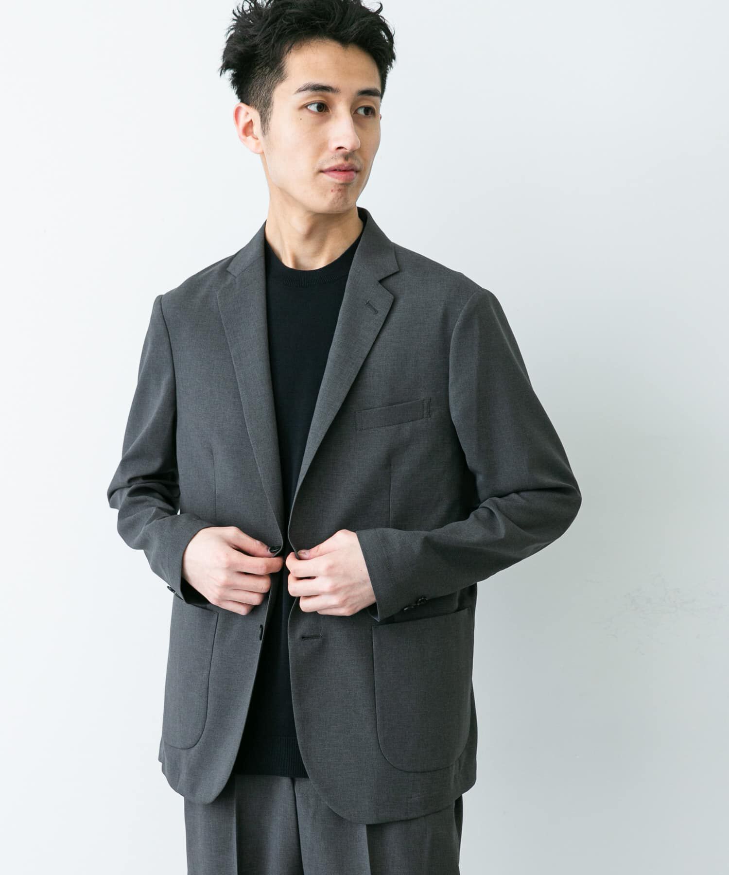 URBAN RESEARCH DOORS「LIFE STYLE TAILOR　リネンライクコンフォータブルジャケット」|その他|