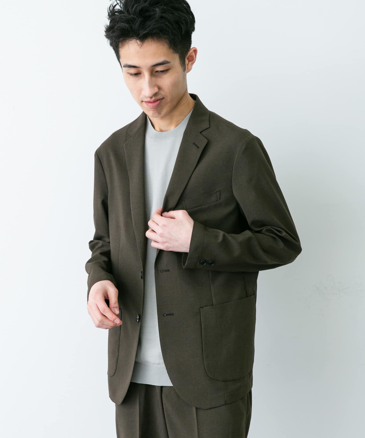 URBAN RESEARCH DOORS「LIFE STYLE TAILOR　リネンライクコンフォータブルジャケット」|その他|
