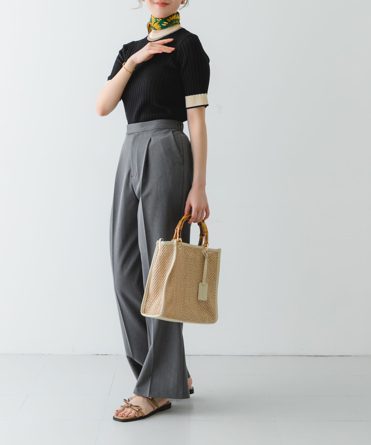 RODE SKO「『MADE IN JAPAN』ダブルリボンフラットサンダル」|サンダル|