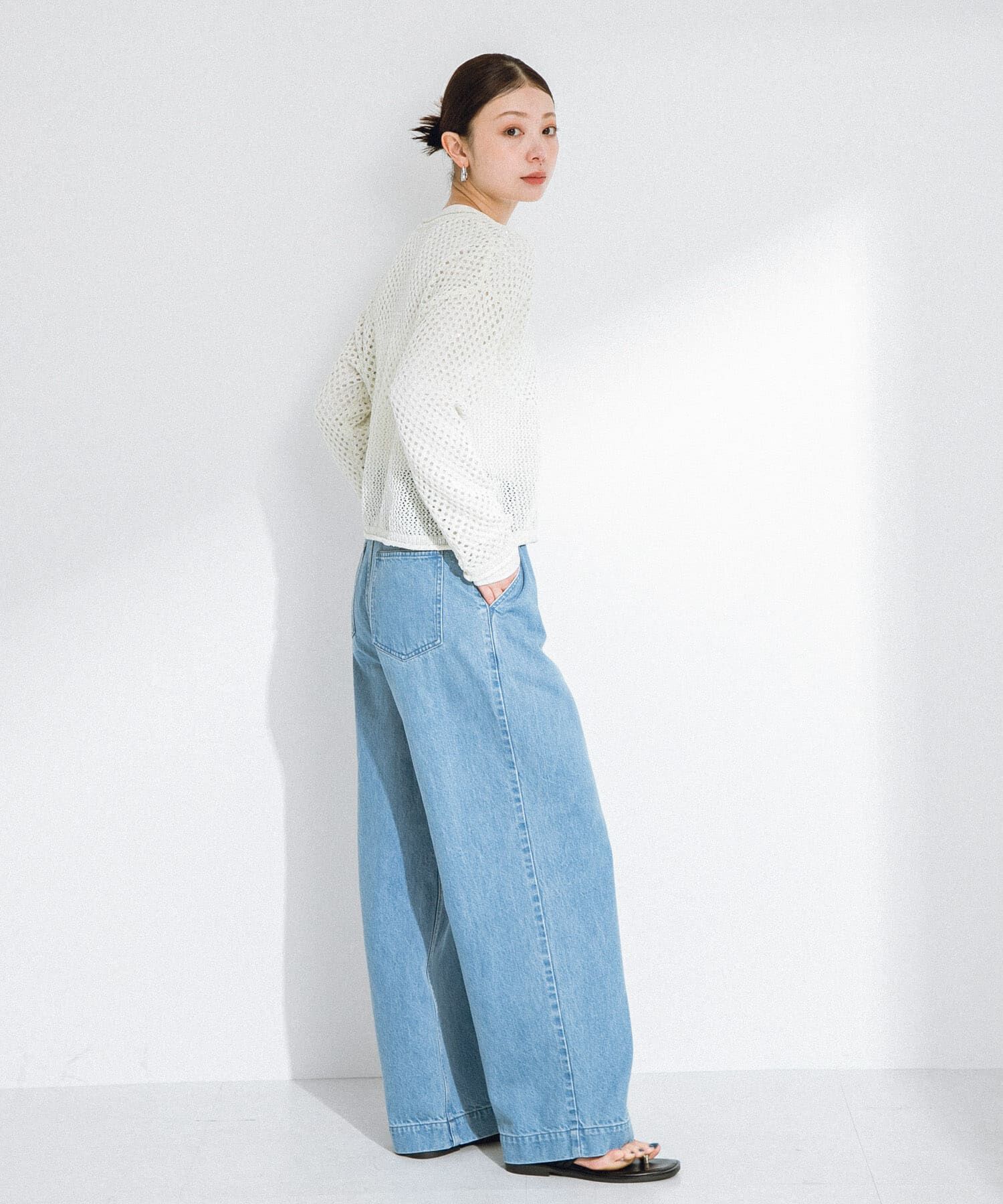 Sonny Label 「スパンコールメッシュニットプルオーバー」|ニット・セーター|