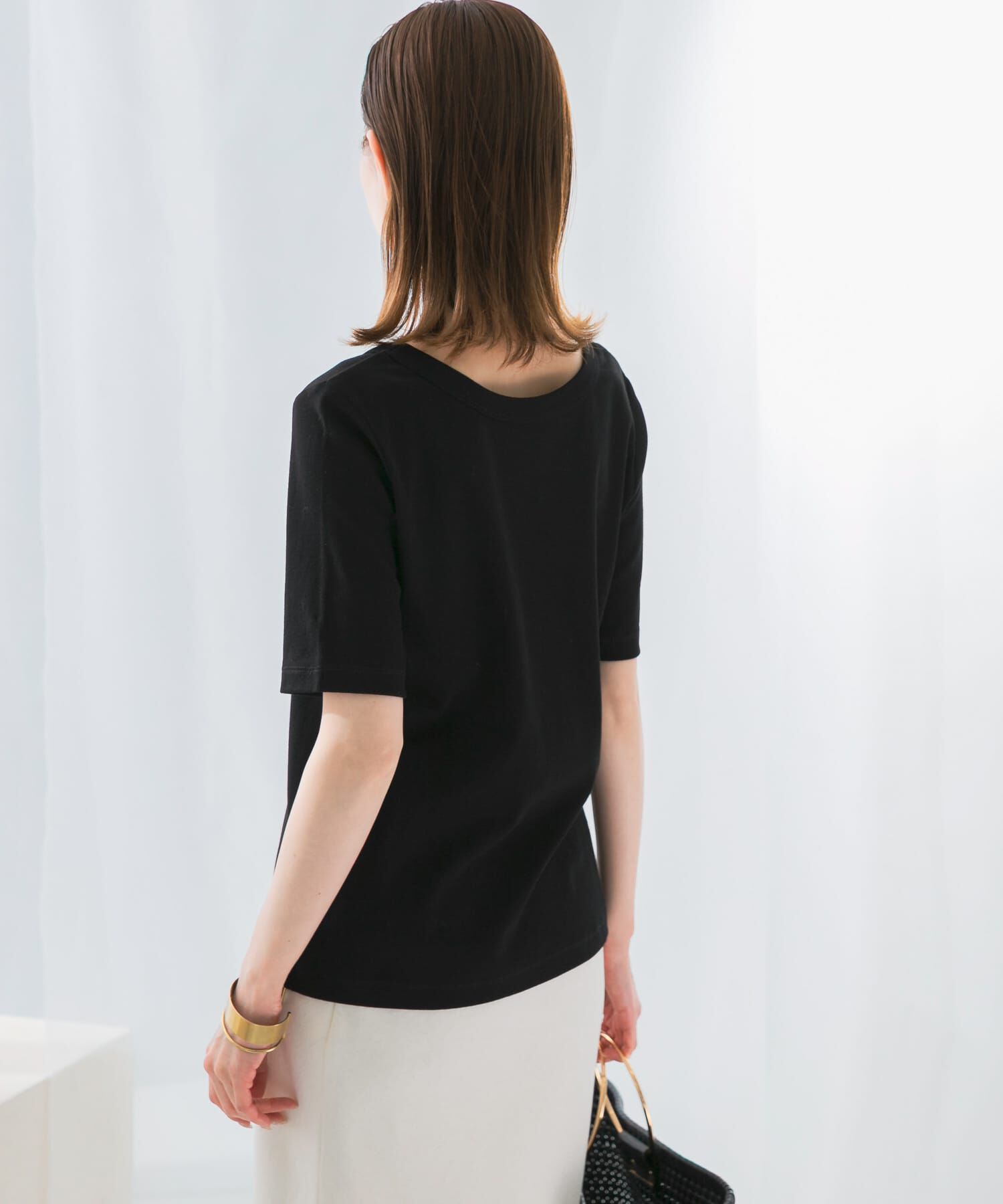 URBAN RESEARCH ROSSO「接触冷感強撚コットン2WAYカットソー」|Tシャツ・カットソー|