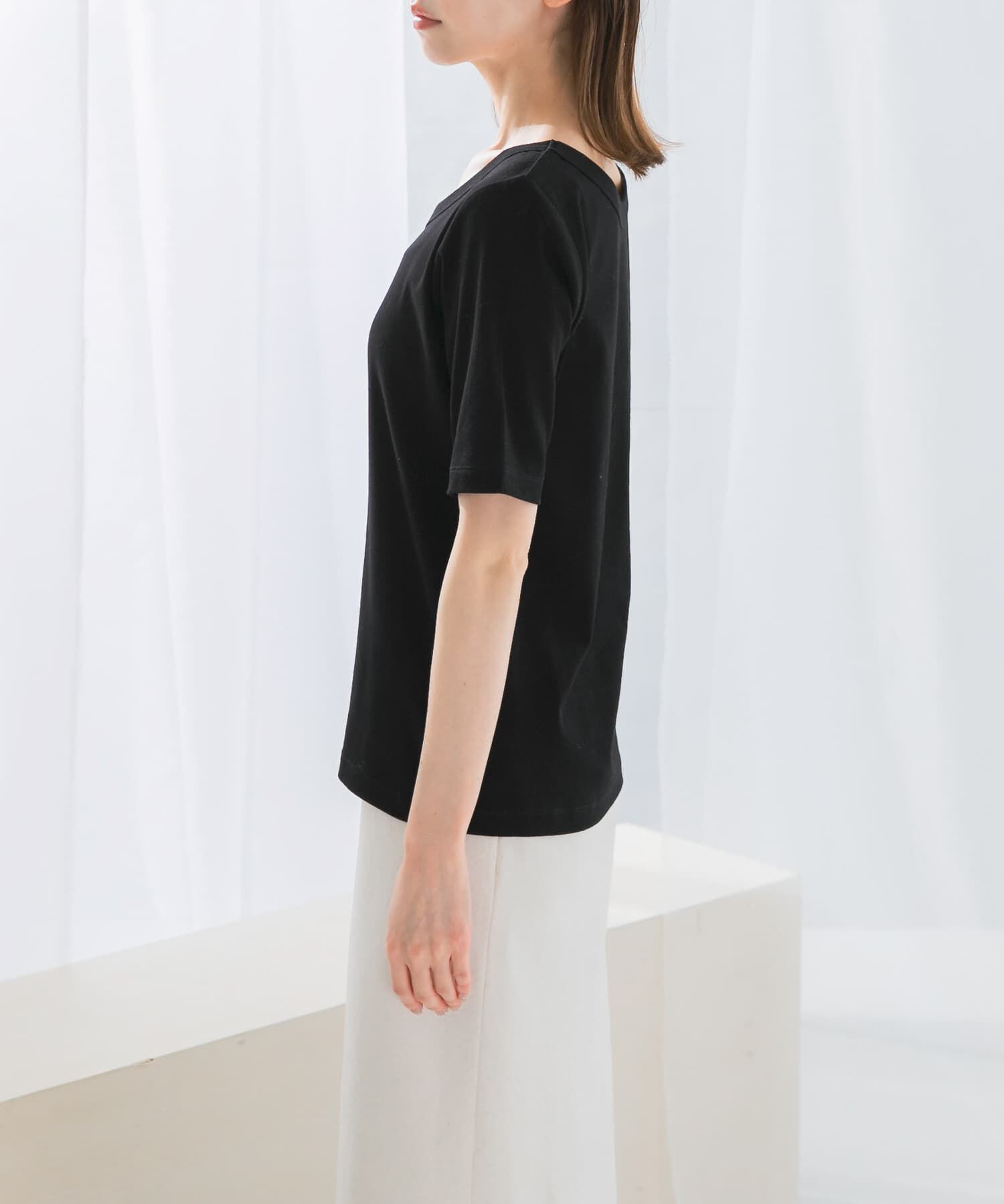 URBAN RESEARCH ROSSO「接触冷感強撚コットン2WAYカットソー」|Tシャツ・カットソー|