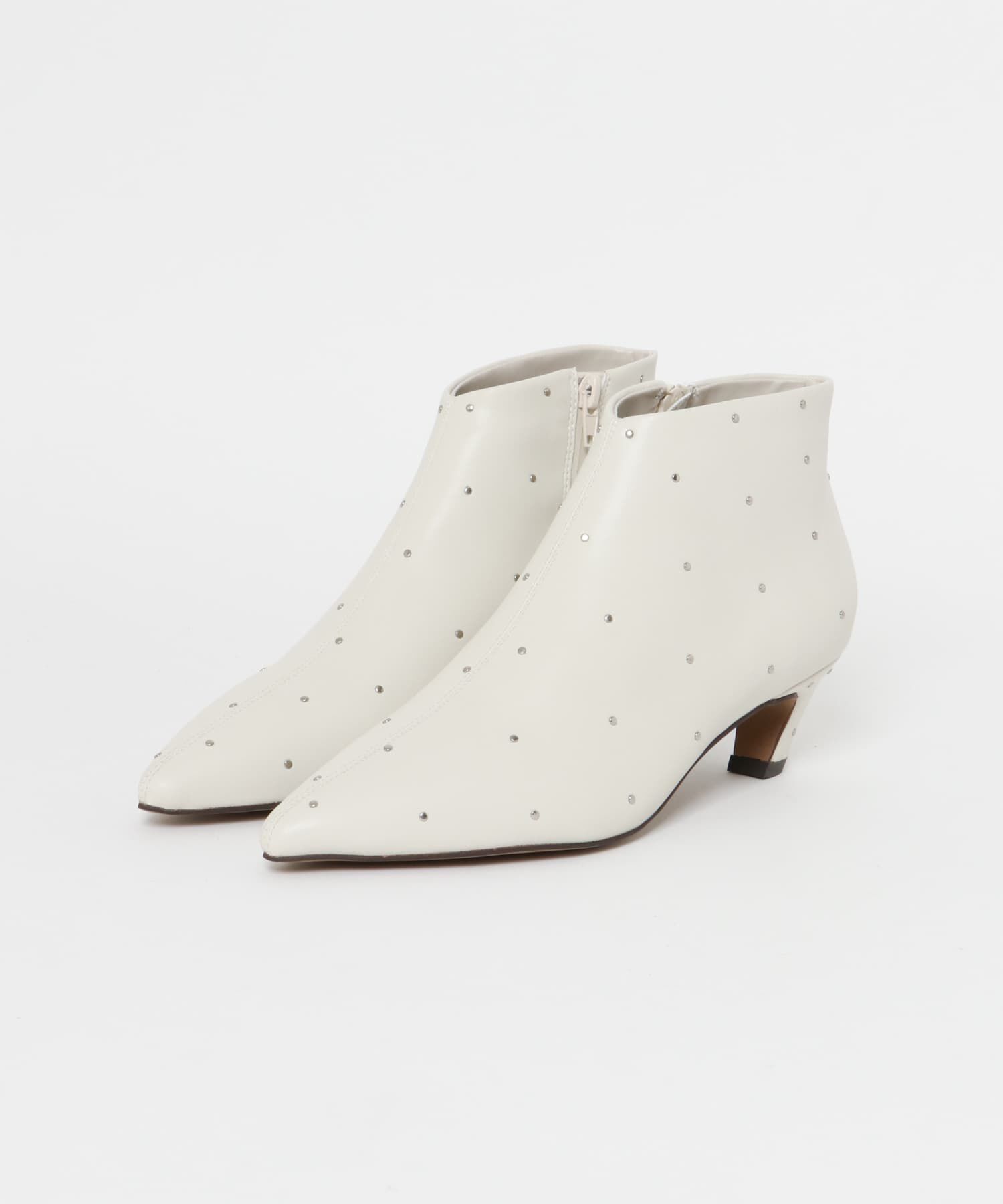 URBAN RESEARCH ROSSO「LE VERNIS　Stud pointed boots」|ショートブーツ|