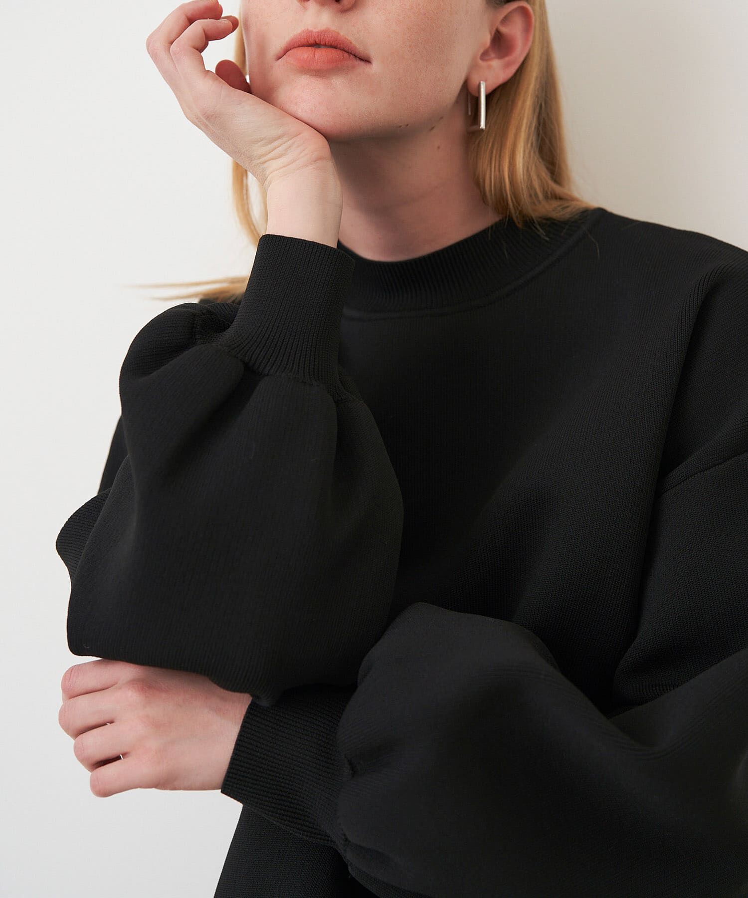 URBAN RESEARCH ROSSO「ELENDEEK　FORM SLEEVE OVER KNIT」|ニット・セーター|