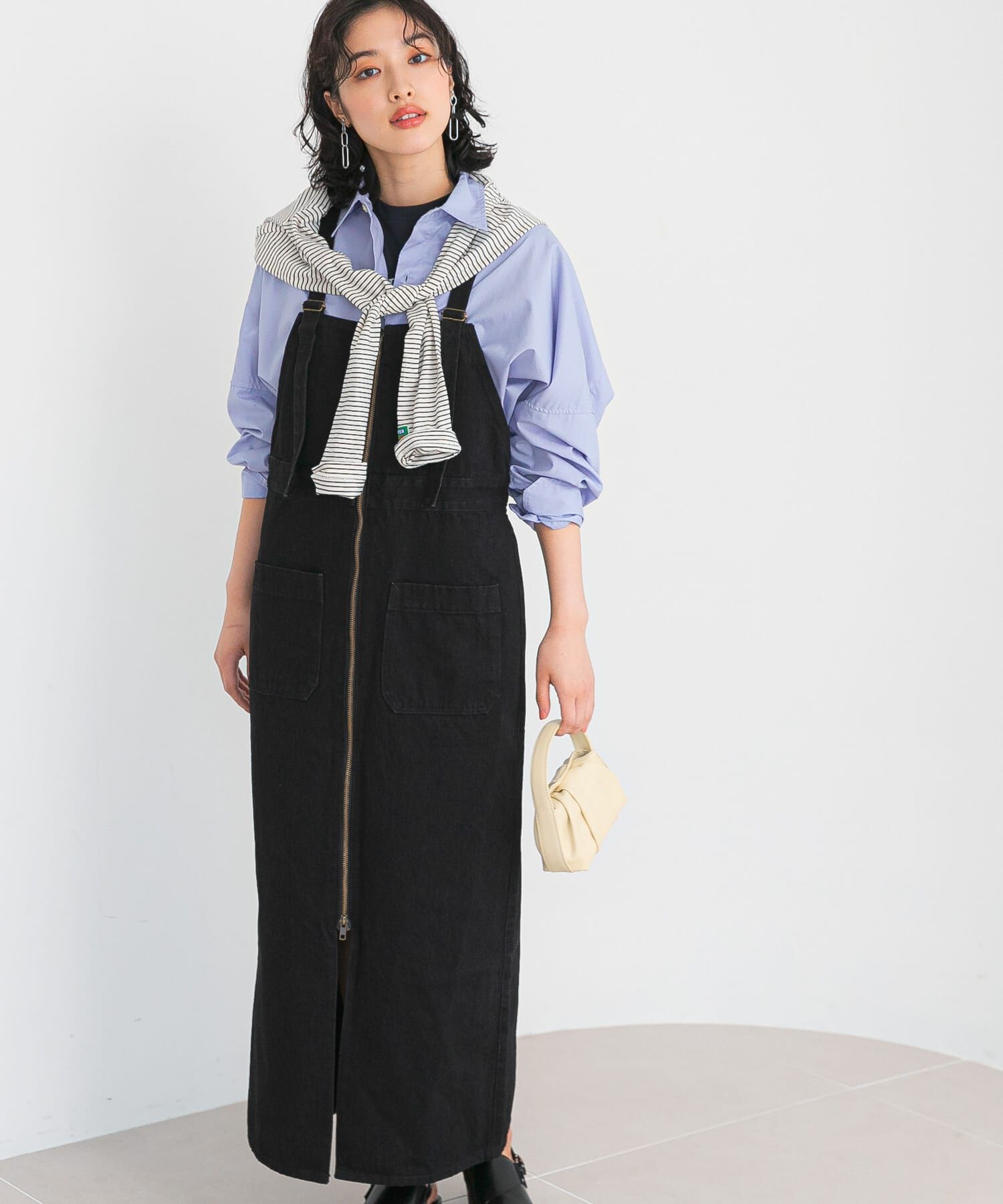 URBAN RESEARCH ROSSO「『別注』Lee&times;ROSSO　ILINE SALOPETTE SKIRT」|ワンピース|