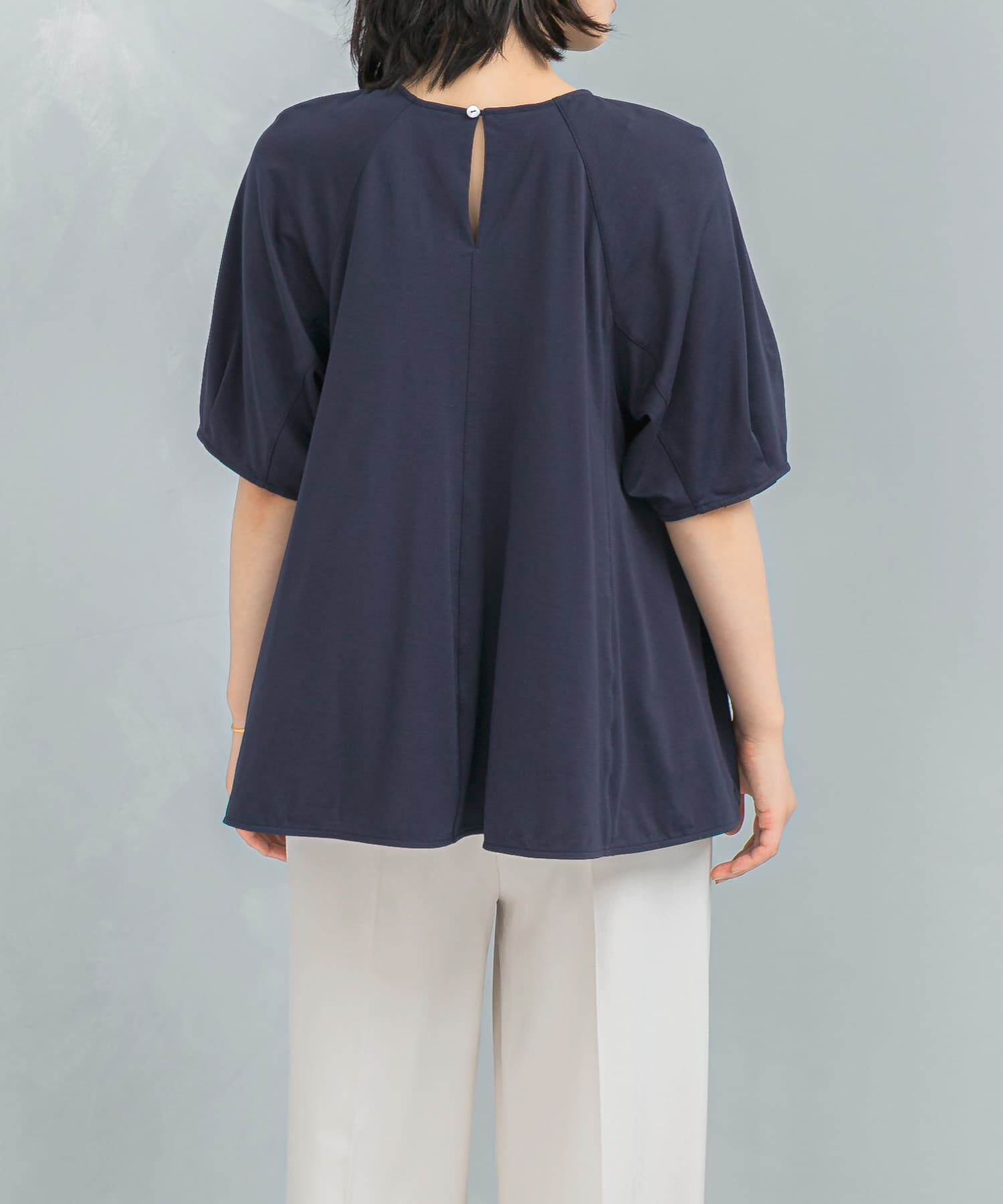 URBAN RESEARCH ROSSO「クールタッチフレアポンチプルオーバー」|Tシャツ・カットソー|