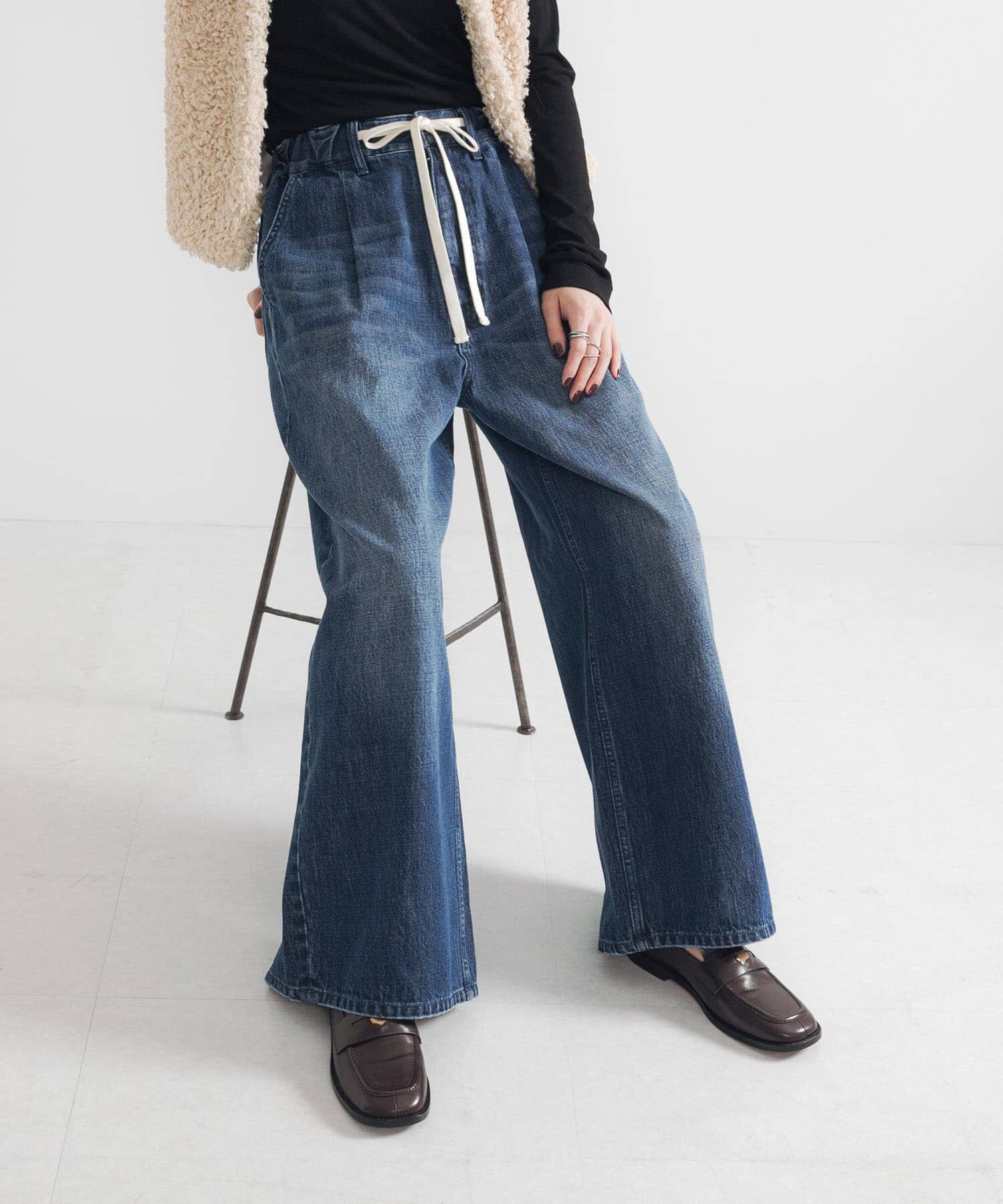 URBAN RESEARCH「デニムイージーワイドパンツ」|デニム|