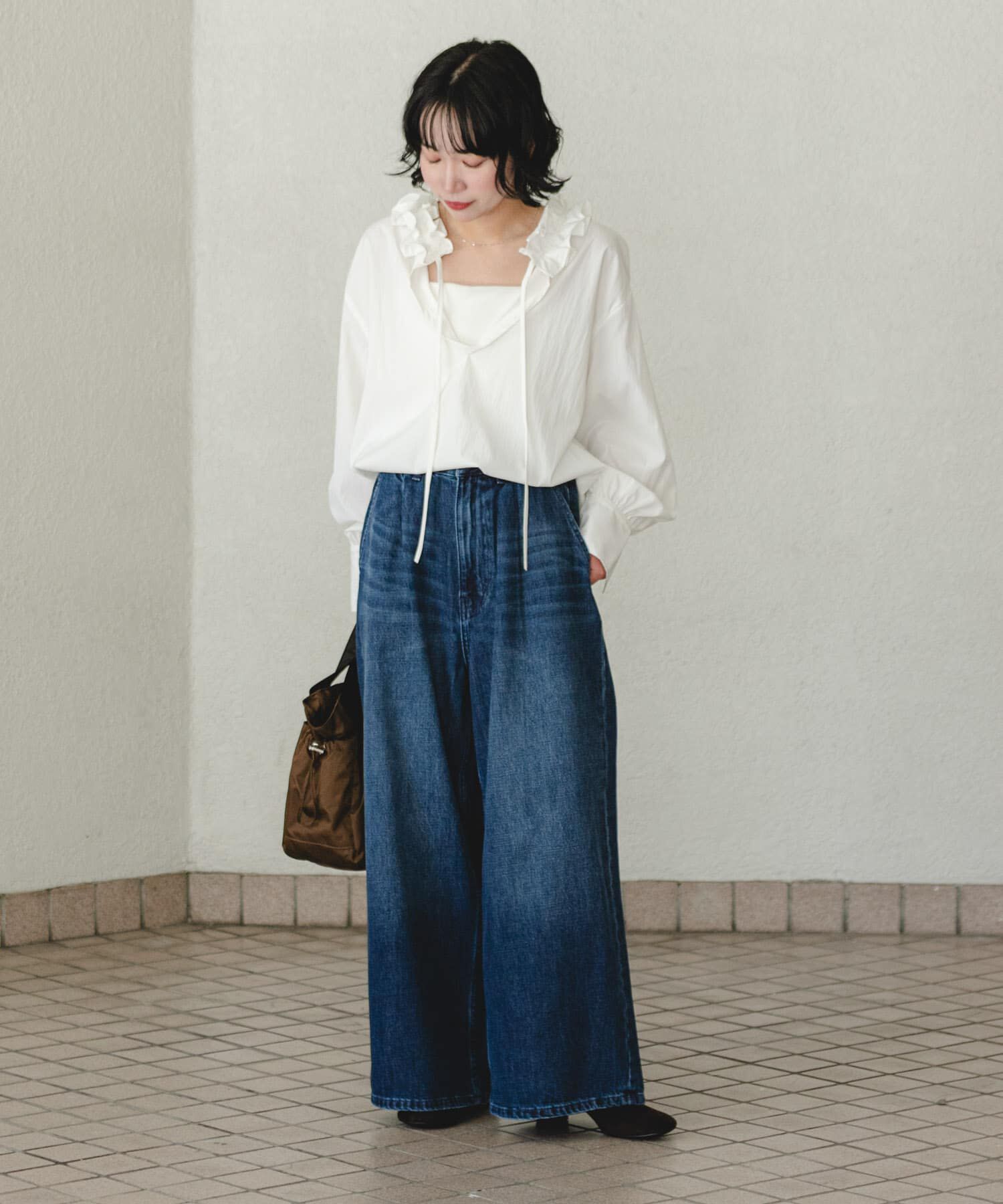 URBAN RESEARCH「デニムイージーワイドパンツ」|デニム|