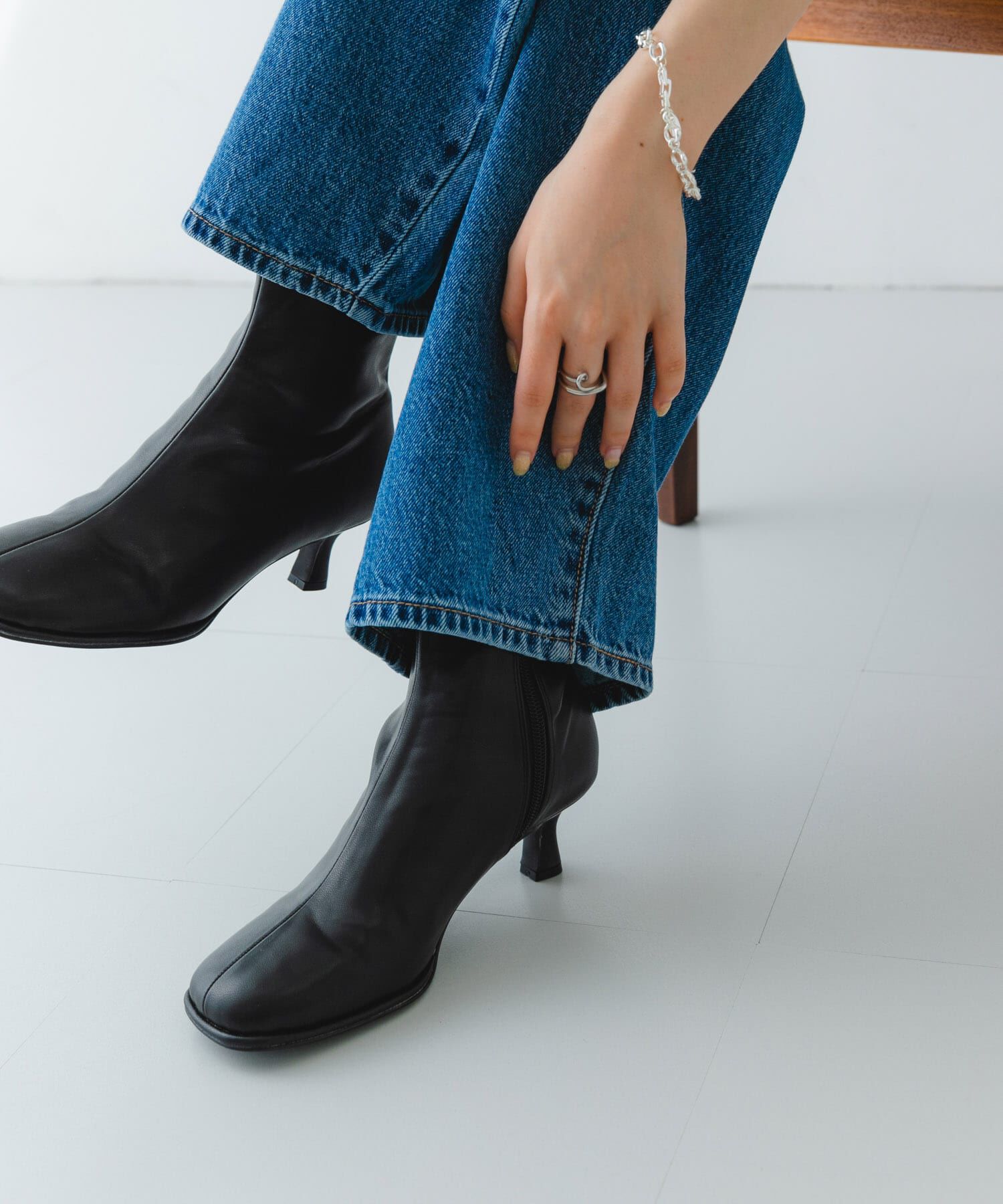 RODE SKO「キトゥンヒールブーツ」|ショートブーツ|