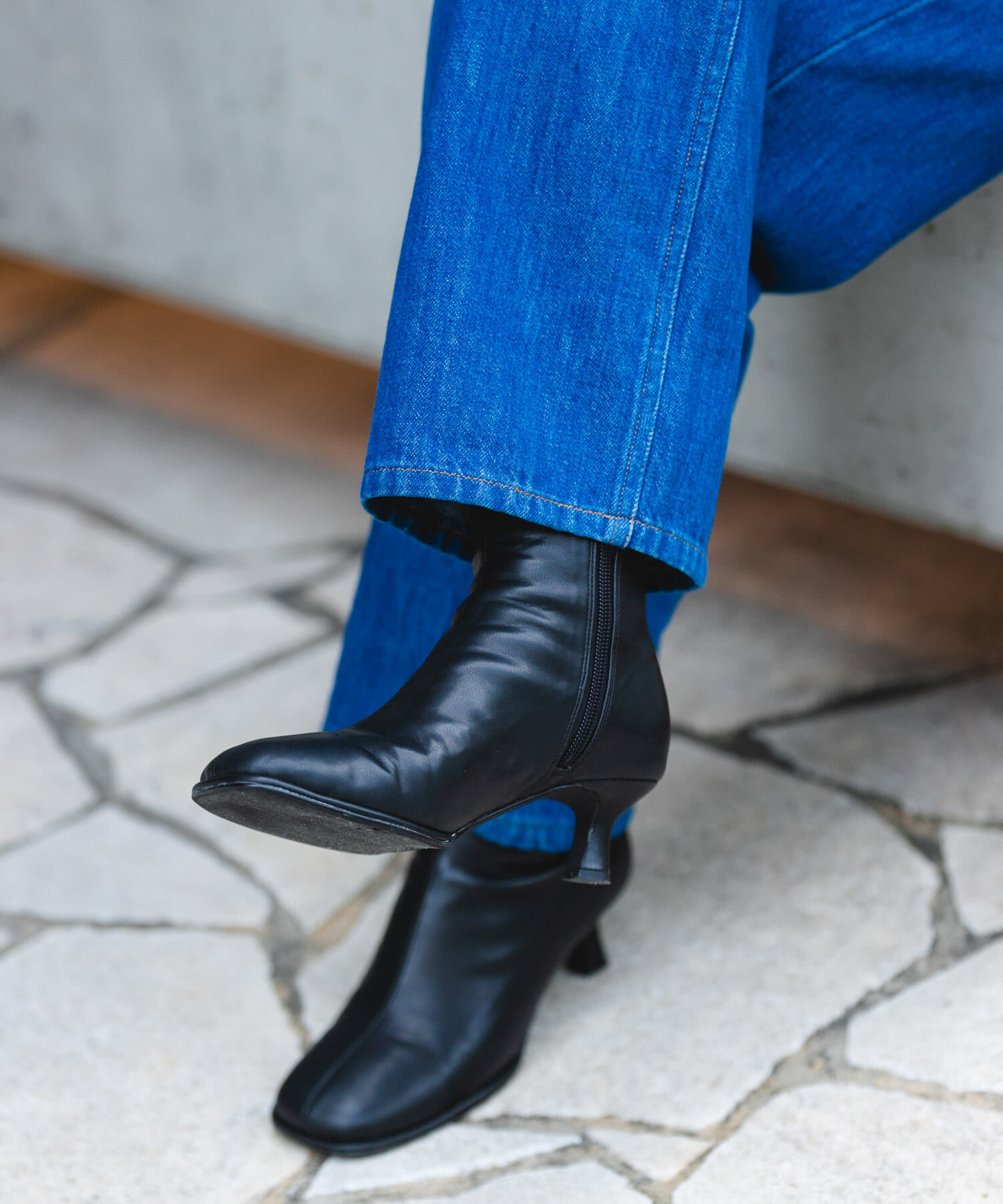 RODE SKO「キトゥンヒールブーツ」|ショートブーツ|