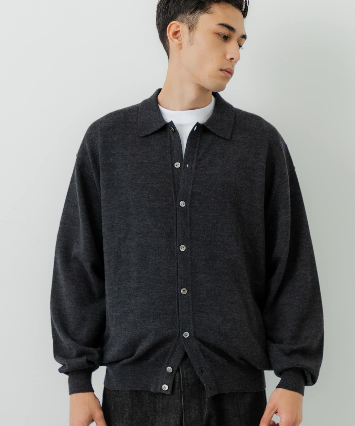 URBAN RESEARCH「『別注』crepuscule&times;URBAN RESEARCH　H-G Knit Shirts」|ニット・セーター|